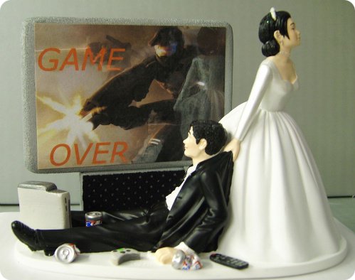 Video Game Wedding Cake Topper For some people marriage represents a sacred